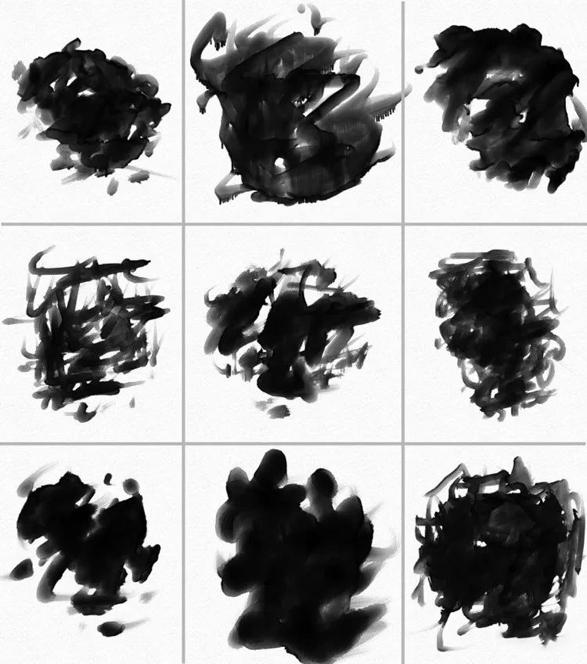 PS笔刷-水墨水彩中国风PS笔刷合集 笔刷资源 sucaiwan.com