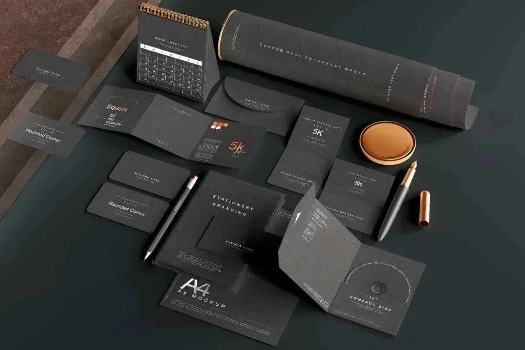高端暗黑文具类文创VI样机模板合集 图片素材 第27张-素材湾丨精选海外优质设计素材资源 高端暗黑文具类文创VI样机模板合集 图片素材 sucaiwan.com