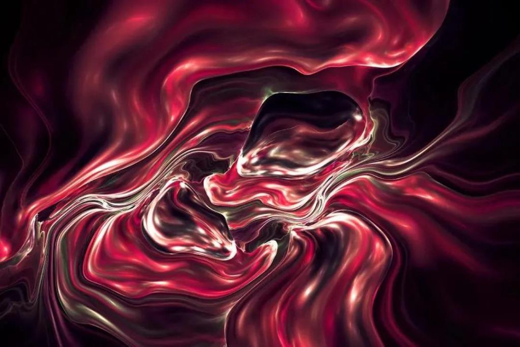 时尚高端抽象3D立体液体流体PNG背景 图片素材 sucaiwan.com