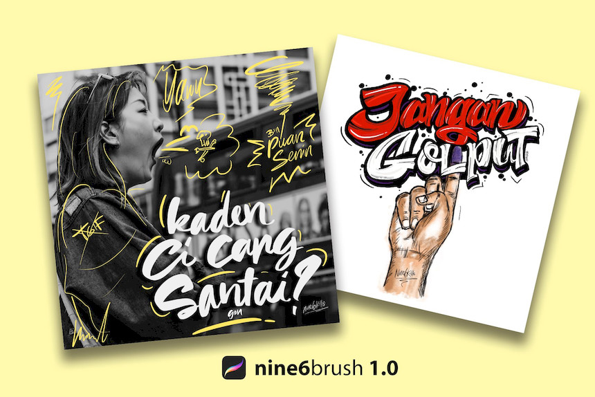 Procreate笔刷-油漆粉笔艺术字体画笔笔刷素材Nine6brush 笔刷资源 第18张-素材湾丨精选海外优质设计素材资源 Procreate笔刷-油漆粉笔艺术字体画笔笔刷素材Nine6brush 笔刷资源 sucaiwan.com