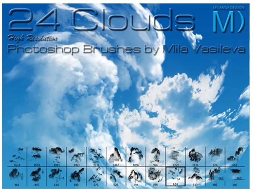 PS笔刷手绘抽象书法毛笔水墨素材包 笔刷资源 sucaiwan.com