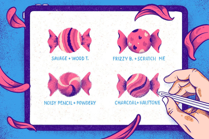 Procreate笔刷-粗糙感铅笔线条艺术笔刷素材资源 笔刷资源 第2张-素材湾丨精选海外优质设计素材资源 Procreate笔刷-粗糙感铅笔线条艺术笔刷素材资源 笔刷资源 sucaiwan.com