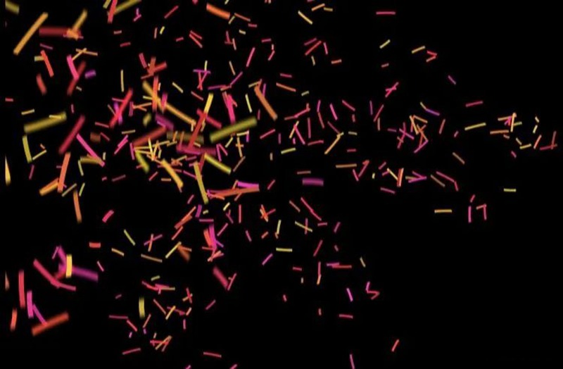 缤纷糖果彩色纸屑彩带超清透明JPG素材合集 图片素材 sucaiwan.com