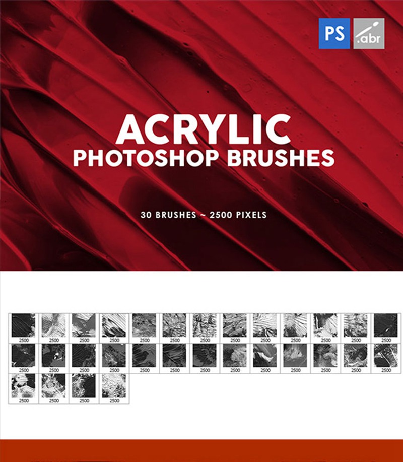 3000款Photoshop艺术肌理背景绘画笔刷 笔刷资源 sucaiwan.com