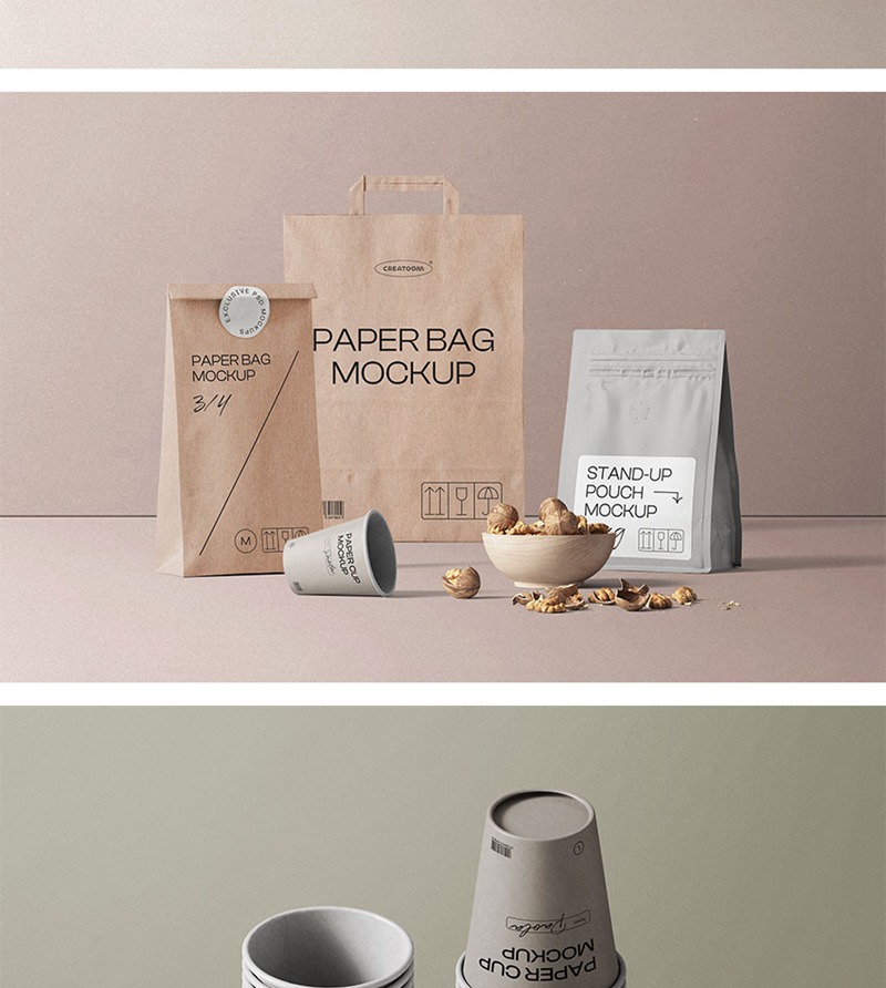 200款高级质感品牌VI样机PSD模板 图片素材 sucaiwan.com