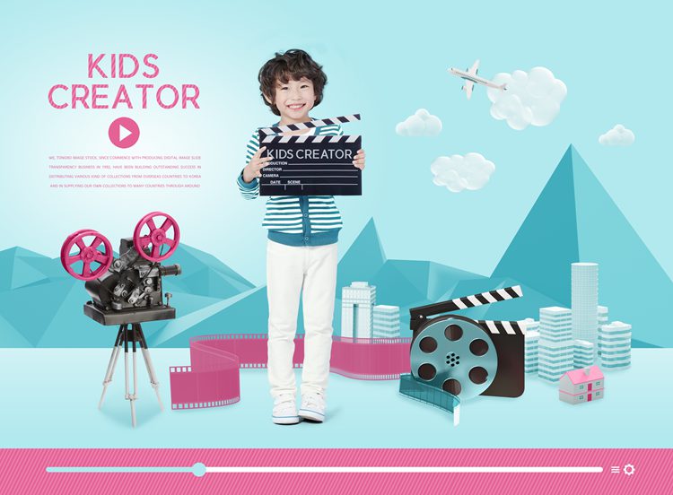 15款跨页儿童摄影3d免抠图psd横版影楼后期相册模板 设计素材 sucaiwan.com