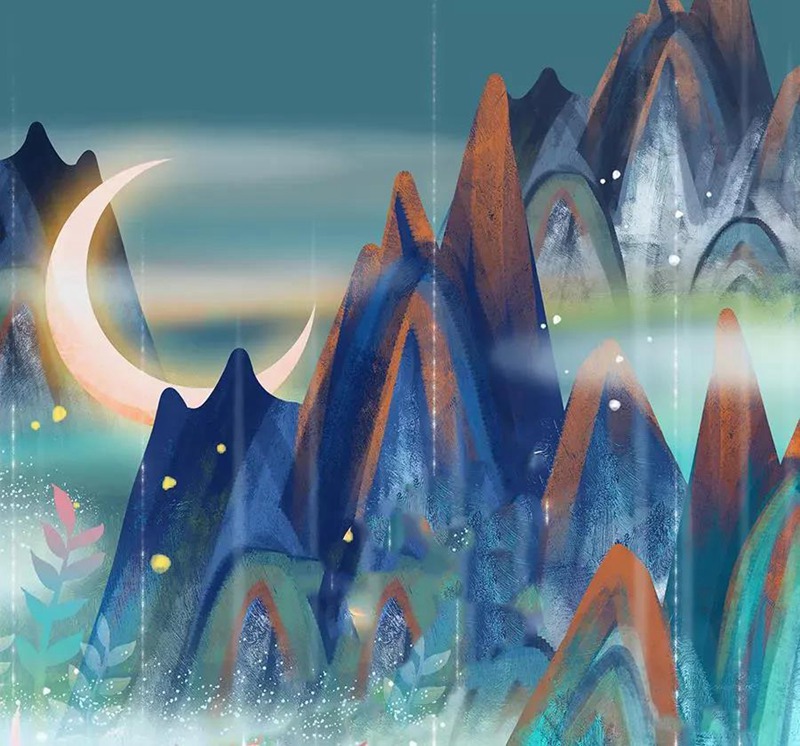 122款敦煌插画PSD源文件 图片素材 sucaiwan.com