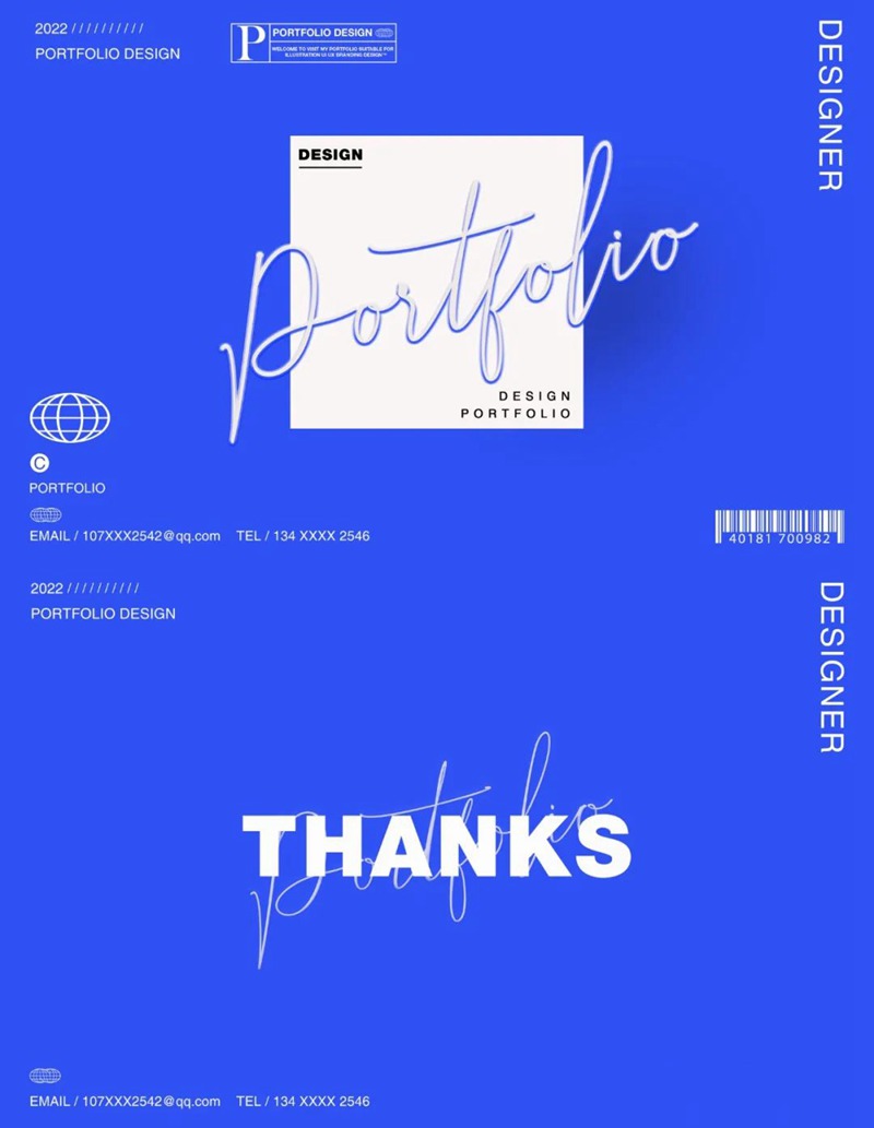 36套2022作品集封面封底PSD模板 图片素材 sucaiwan.com