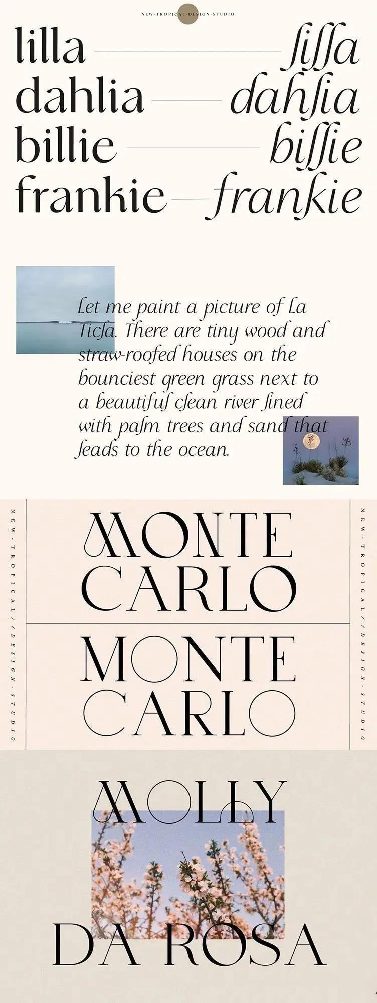 优雅轻奢酸性衬线10套 图片素材 sucaiwan.com