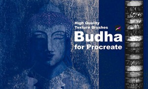 Procreate笔刷-复古褶皱做旧纹理效果笔刷素材下载