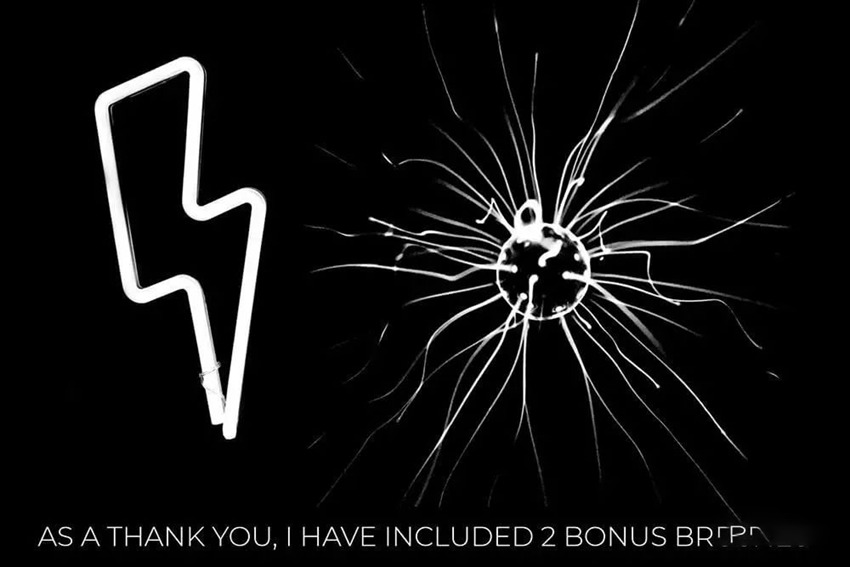 PS笔刷-逼真的闪电效果PS笔刷资源下载素材 笔刷资源 sucaiwan.com