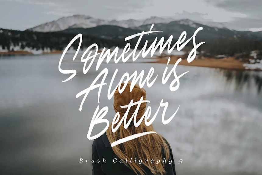 procreate笔刷-手写书法字体画笔笔刷素材 笔刷资源 sucaiwan.com