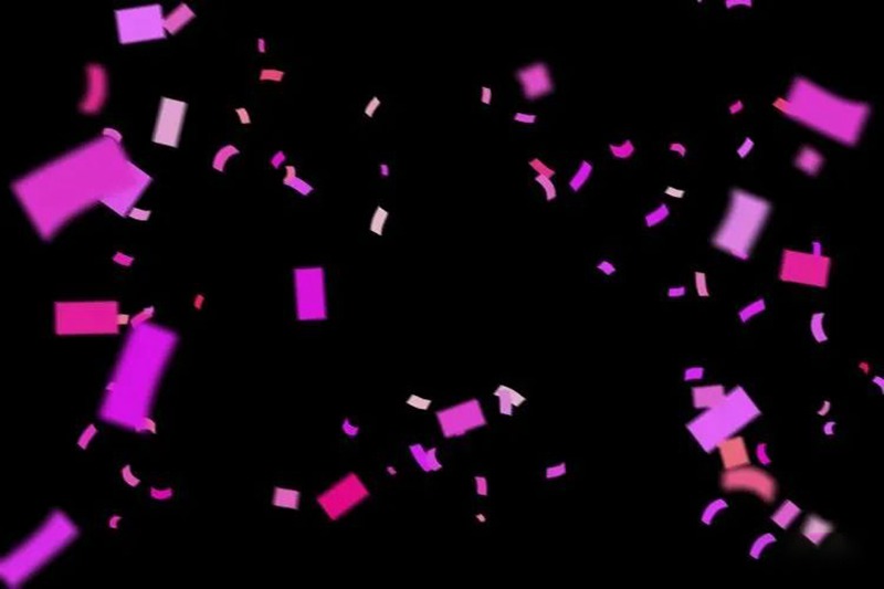 缤纷糖果彩色纸屑彩带超清透明JPG素材合集 图片素材 sucaiwan.com