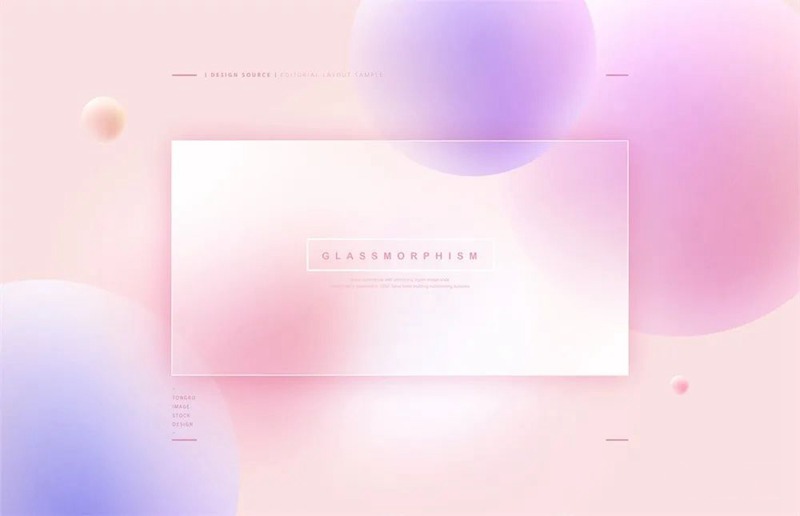 32款毛玻璃效果PSD模板合集 图片素材 sucaiwan.com