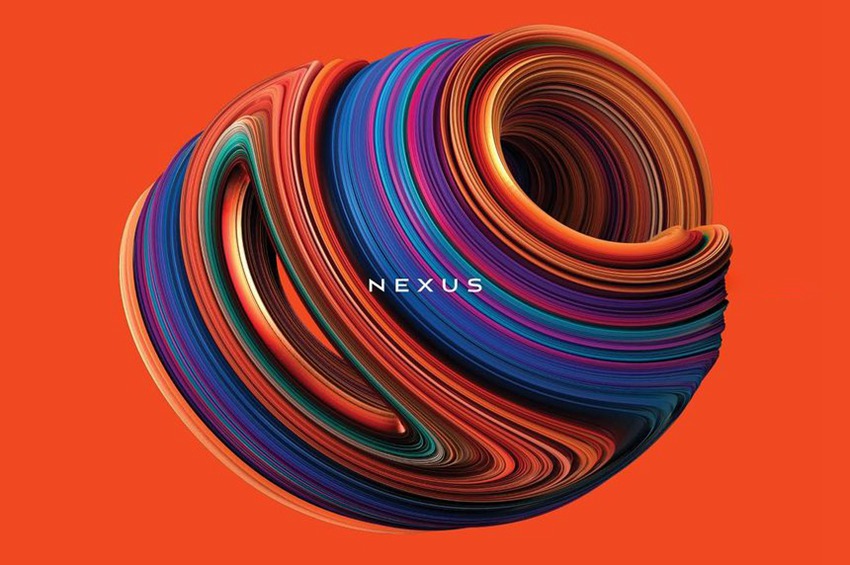 笔刷资源-抽象旋转扭曲弯曲3D形状图片和PS笔刷素材 笔刷资源 sucaiwan.com