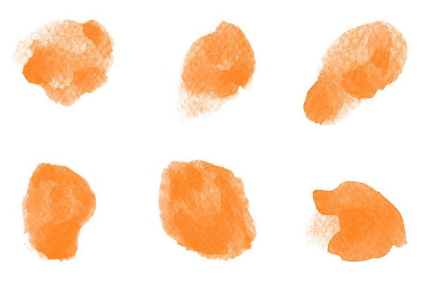 ps笔刷-水彩纹理图案ps笔刷素材 笔刷资源 sucaiwan.com