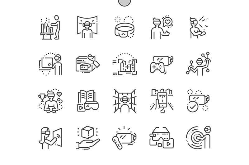 13套MBE风格线性图标，AI PNG格式 图标素材 sucaiwan.com