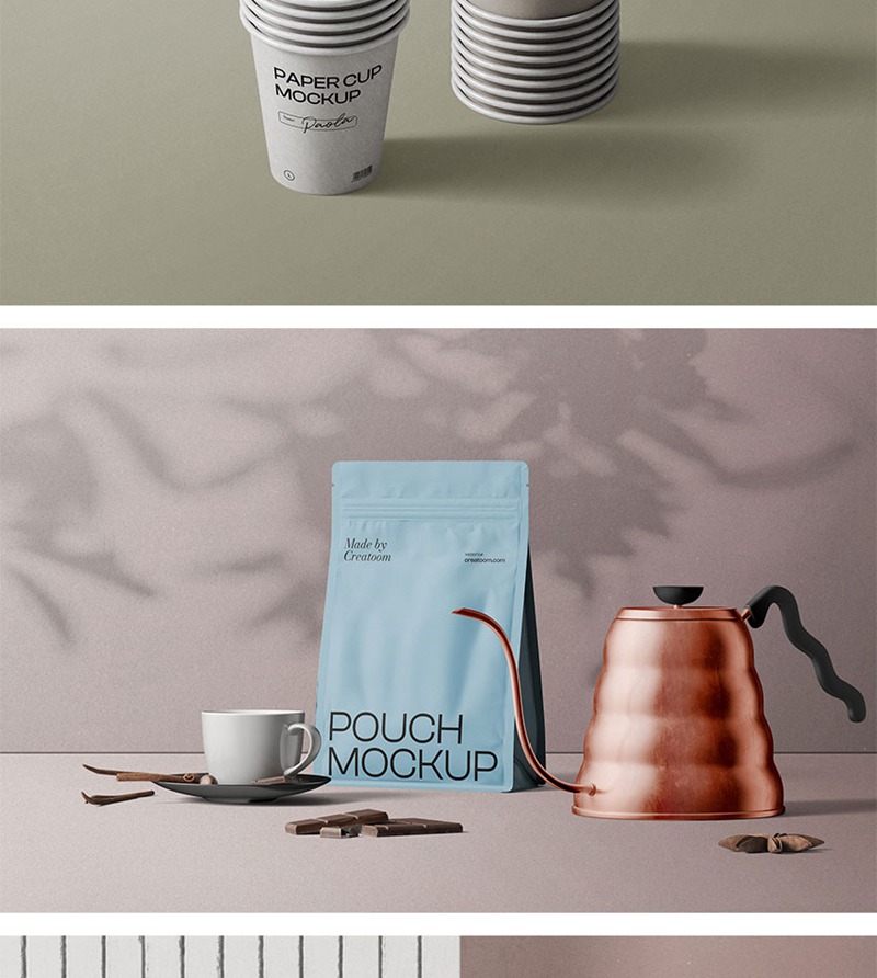 200款高级质感品牌VI样机PSD模板 图片素材 sucaiwan.com