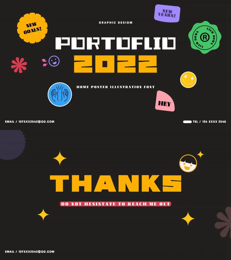 36套2022作品集封面封底PSD模板 图片素材 sucaiwan.com