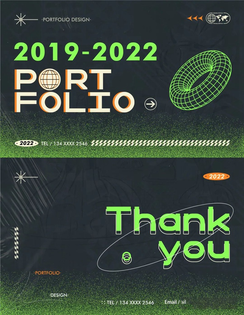 36套2022作品集封面封底PSD模板 图片素材 sucaiwan.com