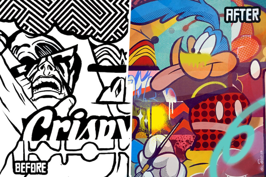 Procreate笔刷-波普流行艺术风格漫画笔刷素材 笔刷资源 sucaiwan.com