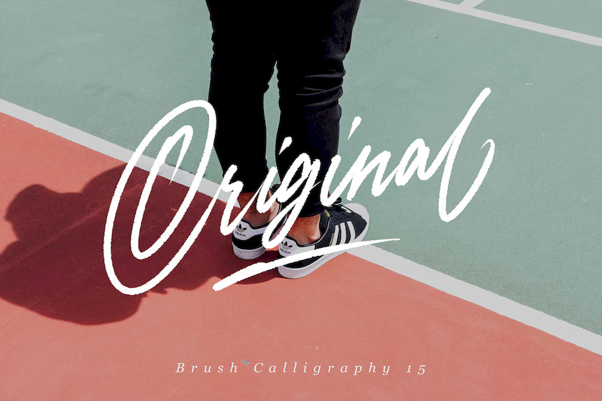 procreate笔刷-手写书法字体画笔笔刷素材 笔刷资源 sucaiwan.com