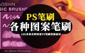 PS笔刷-100多款各种图案PS笔刷资源素材下载