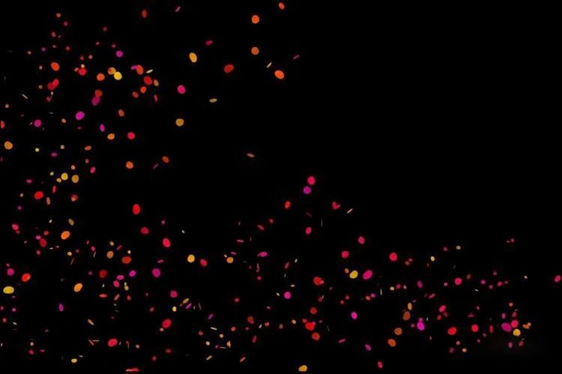 缤纷糖果彩色纸屑彩带超清透明JPG素材合集 图片素材 sucaiwan.com