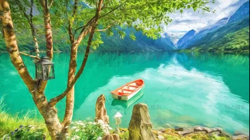 修图界的无敌插件！一键生成爆款手绘效果！ 插件预设 sucaiwan.com