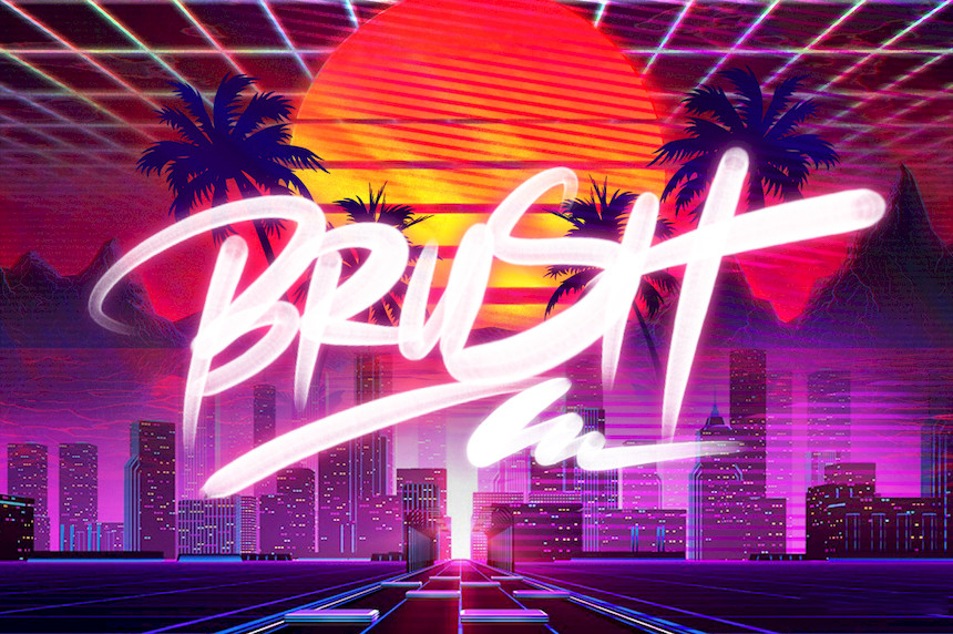 Procreate笔刷-赛博朋克夏日复古风格笔刷和图案素材下载 笔刷资源 第3张-素材湾丨精选海外优质设计素材资源 Procreate笔刷-赛博朋克夏日复古风格笔刷和图案素材下载 笔刷资源 sucaiwan.com