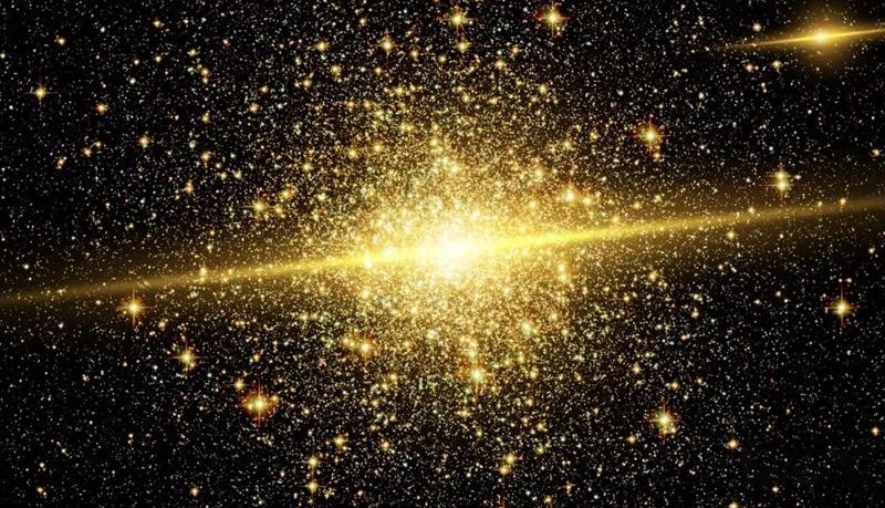 金色线条粒子光效背景图PSD海报模板 图片素材 sucaiwan.com