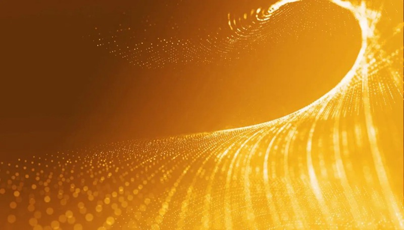 金色线条粒子光效背景图PSD海报模板 图片素材 sucaiwan.com