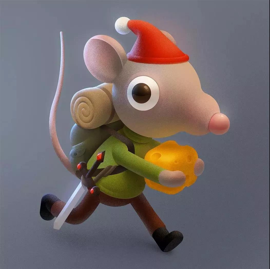 PS绘制3D卡通形象视频教程 图片素材 sucaiwan.com