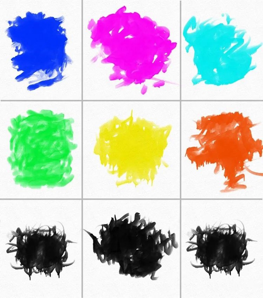 PS笔刷-水墨水彩中国风PS笔刷合集 笔刷资源 sucaiwan.com