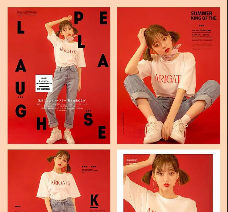 日系小清新写真杂志风PSD排版合集 图片素材 sucaiwan.com