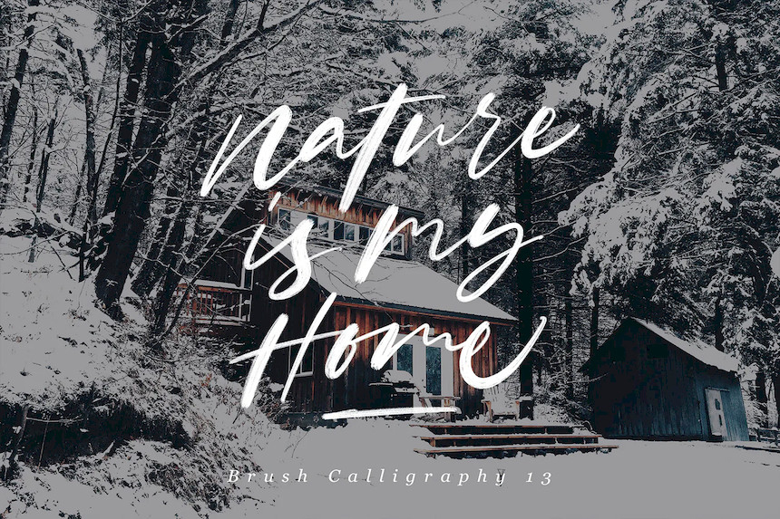 procreate笔刷-手写书法字体画笔笔刷素材 笔刷资源 sucaiwan.com