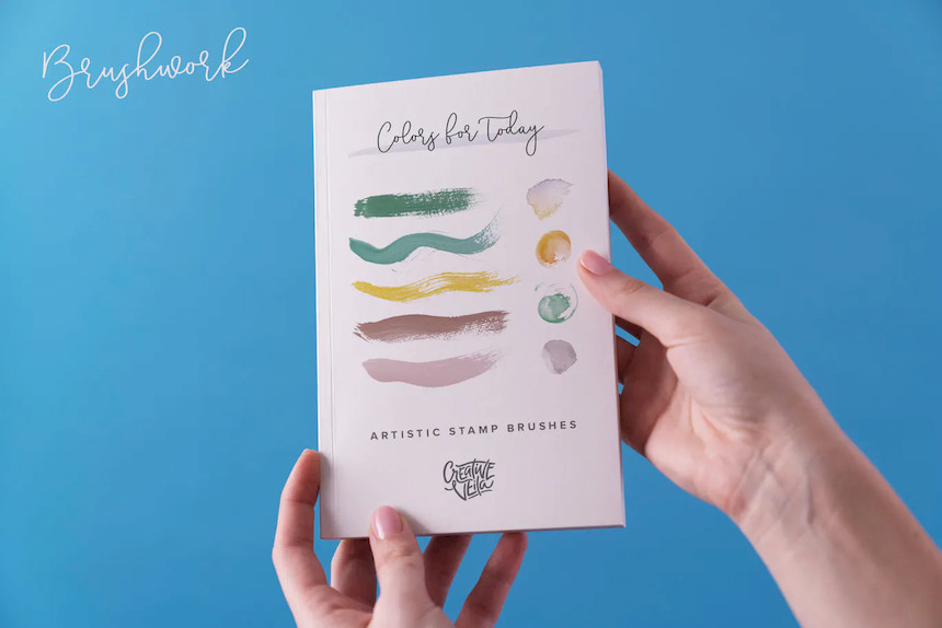 笔刷资源-水彩和丙烯酸颜料ps和procreate艺术印章笔刷合集 笔刷资源 sucaiwan.com