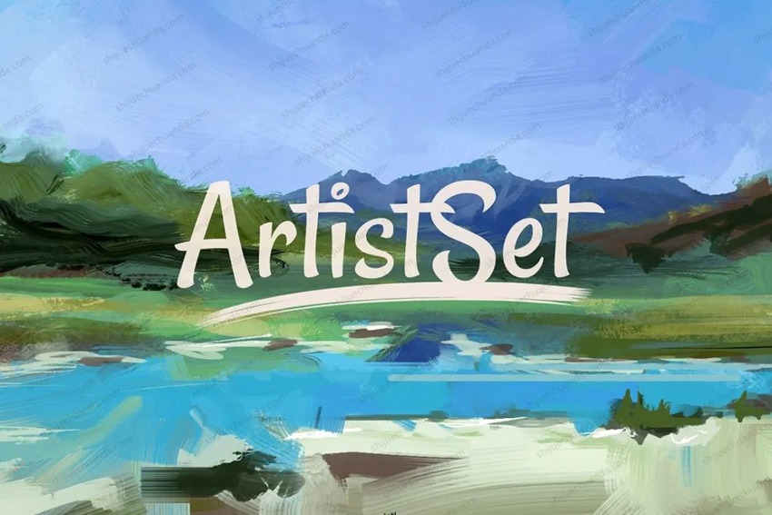 绘画画笔水彩油画PS笔刷资源 笔刷资源 sucaiwan.com