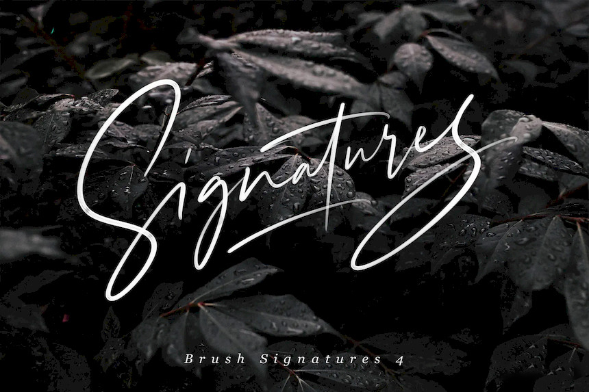 procreate笔刷-手写书法字体画笔笔刷素材 笔刷资源 sucaiwan.com