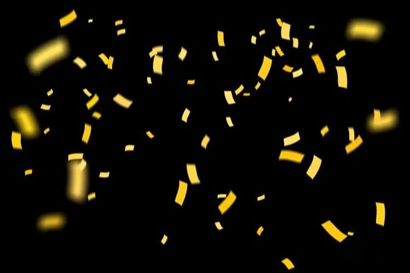 缤纷糖果彩色纸屑彩带超清透明JPG素材合集 图片素材 sucaiwan.com