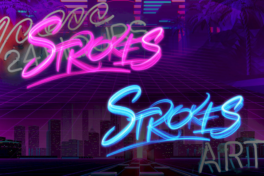 Procreate笔刷-赛博朋克夏日复古风格笔刷和图案素材下载 笔刷资源 第4张-素材湾丨精选海外优质设计素材资源 Procreate笔刷-赛博朋克夏日复古风格笔刷和图案素材下载 笔刷资源 sucaiwan.com