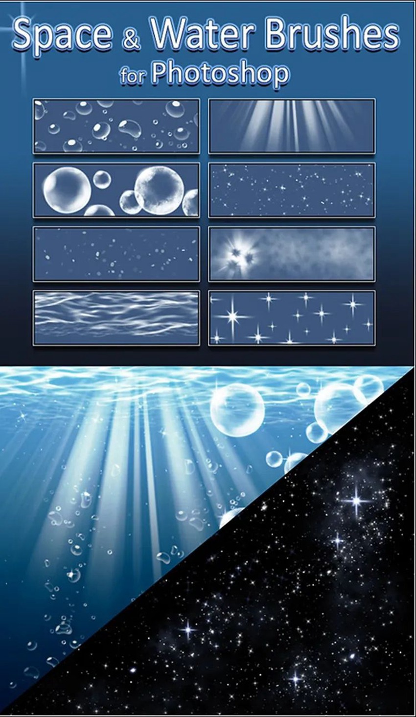 PS笔刷手绘抽象书法毛笔水墨素材包 笔刷资源 sucaiwan.com