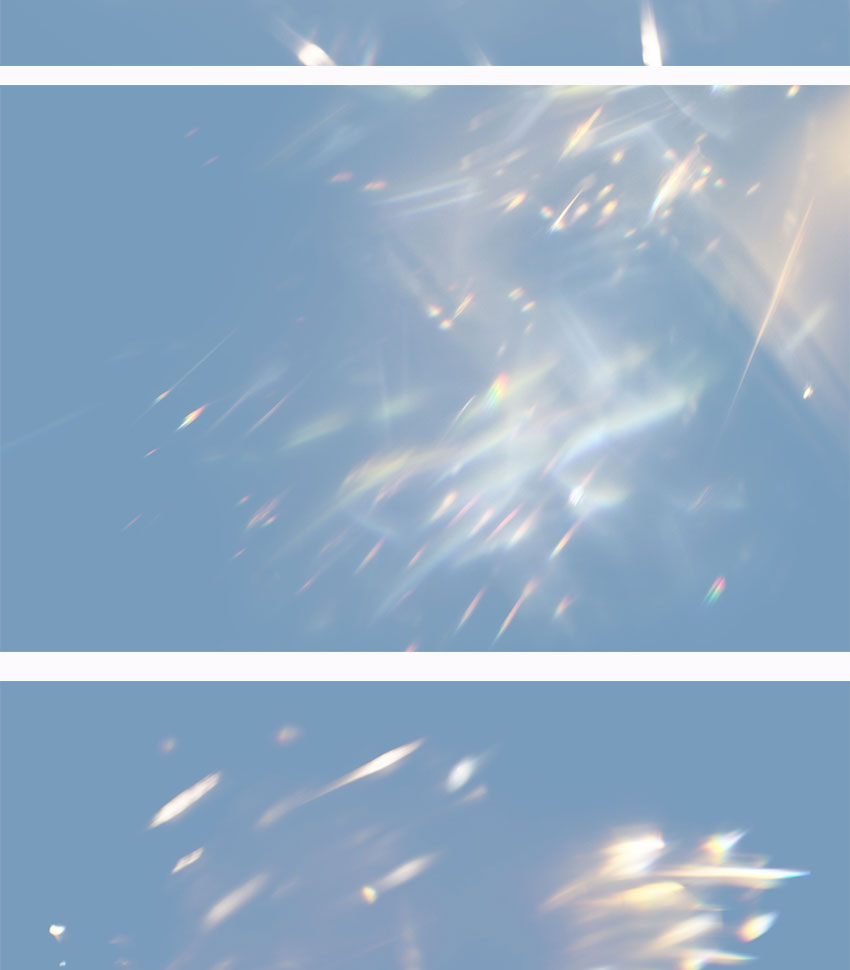 梦幻虹彩水晶光影镜头彩色光斑PS素材 图片素材 sucaiwan.com