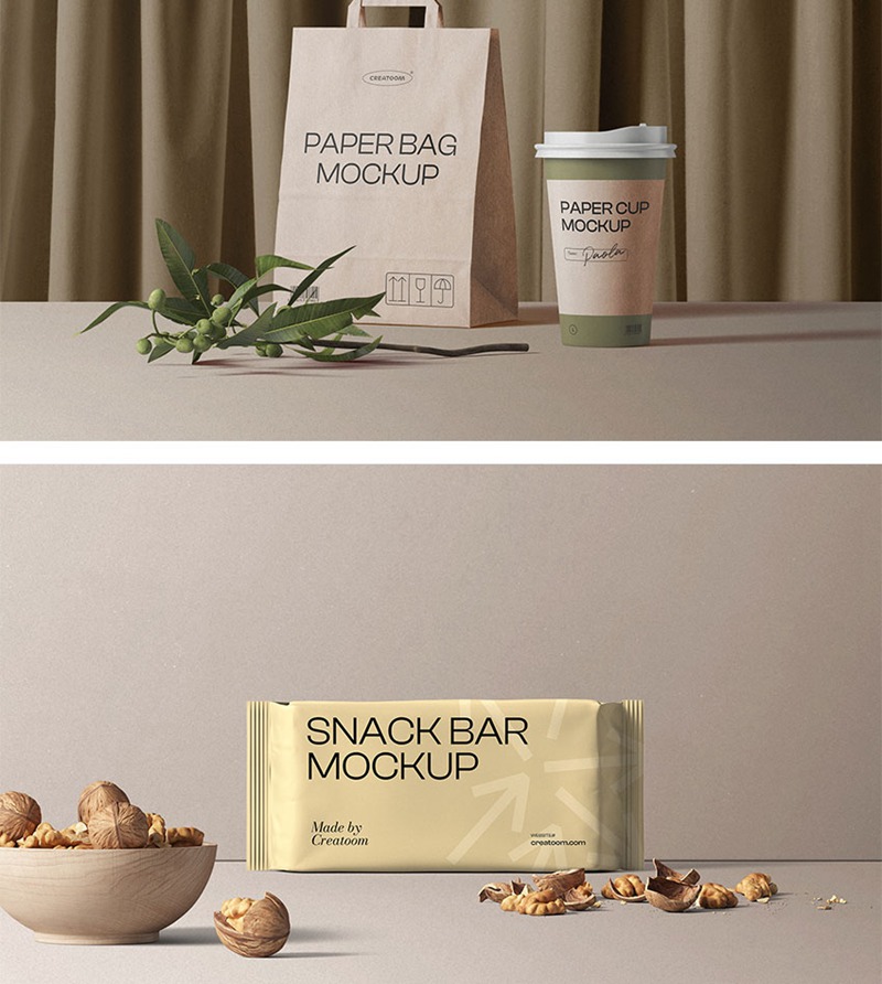 200款高级质感品牌VI样机PSD模板 图片素材 sucaiwan.com