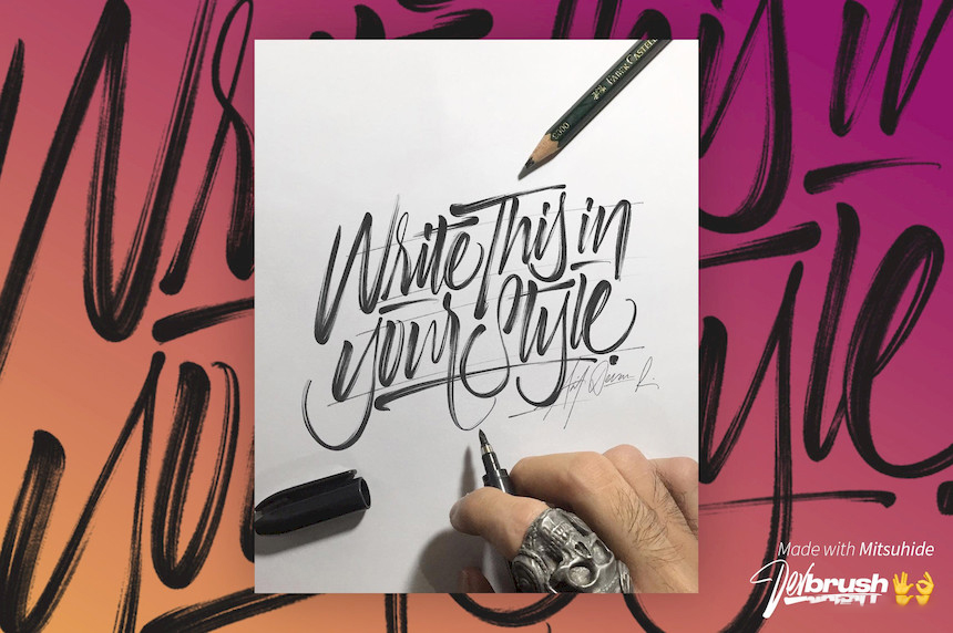 Procreate笔刷-手写书法墨水艺术字体笔刷素材下载 笔刷资源 第9张-素材湾丨精选海外优质设计素材资源 Procreate笔刷-手写书法墨水艺术字体笔刷素材下载 笔刷资源 sucaiwan.com