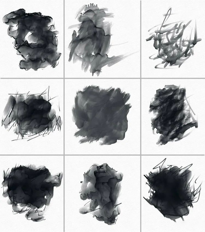 PS笔刷-水墨水彩中国风PS笔刷合集 笔刷资源 sucaiwan.com