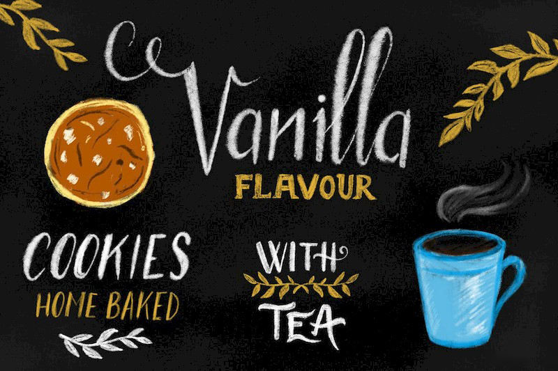 Procreate笔刷-手写文字绘画粉笔笔刷素材下载 笔刷资源 sucaiwan.com