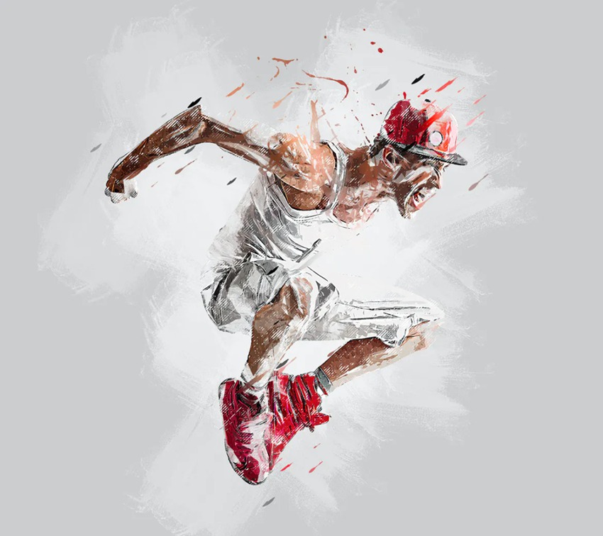 PS笔刷-彩色艺术素描绘画创作工具包[动作/笔刷/纹理] 笔刷资源 sucaiwan.com