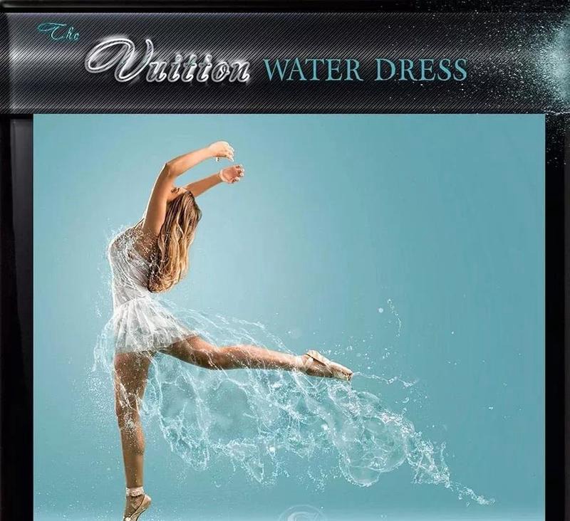 超炫酷爆炸式水花缠绕水滴水群飞溅特效PS笔刷(笔刷+PSD+教程) 笔刷资源 sucaiwan.com