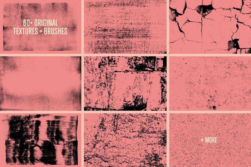 PS笔刷-砂砾粗糙纹理背景图片和ps笔刷素材 笔刷资源 sucaiwan.com